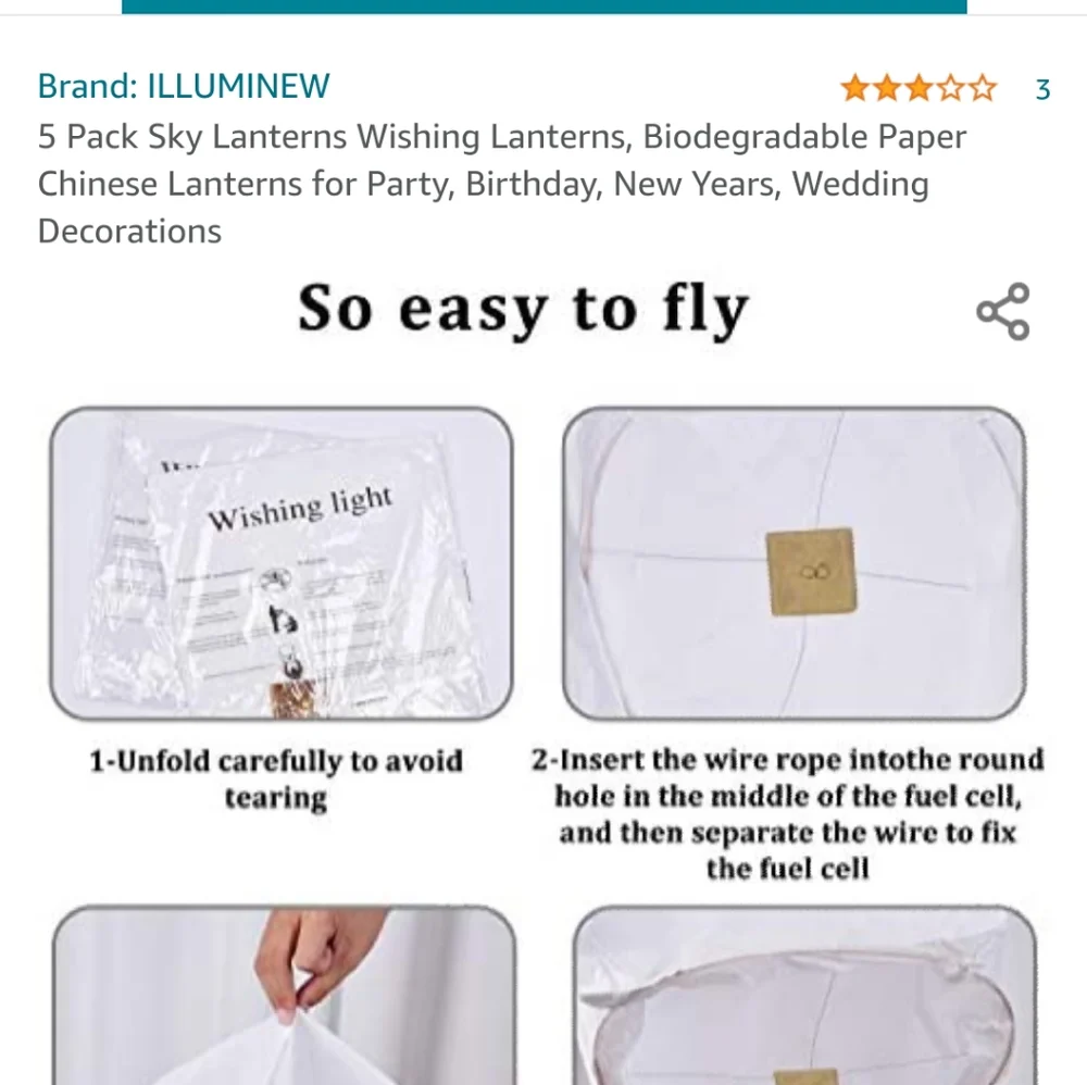 Wishing light sky lantern.
